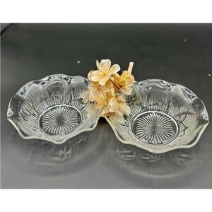 Elegant Clear Glass Serving Bowls